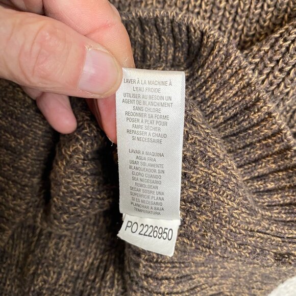 RedHead Mens Henley Sweater XL Brown Ribbed Knit Cotton Blend Commando - Picture 7 of 10